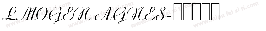 LMOGEN AGNES字体转换